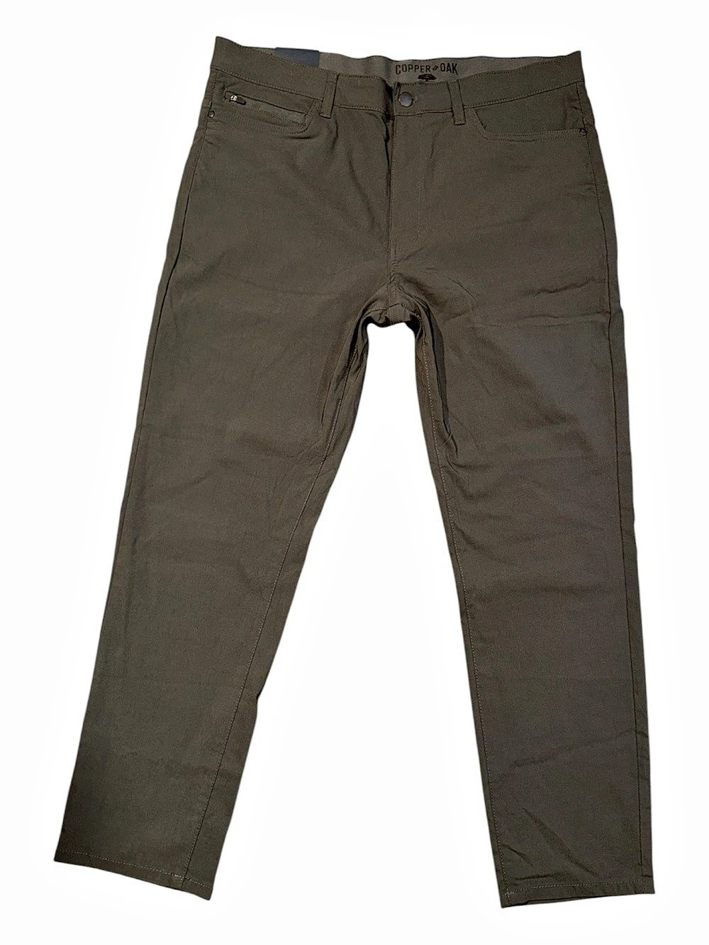 Copper & Oak All Day Tech Pant Men's Chinos Brown Waist 36x32 NWT